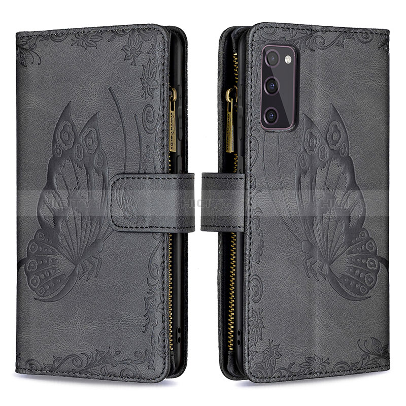 Funda de Cuero Cartera con Soporte Mariposa Carcasa B03F para Samsung Galaxy S20 FE 5G