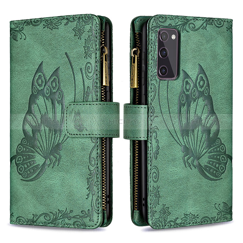 Funda de Cuero Cartera con Soporte Mariposa Carcasa B03F para Samsung Galaxy S20 FE 5G