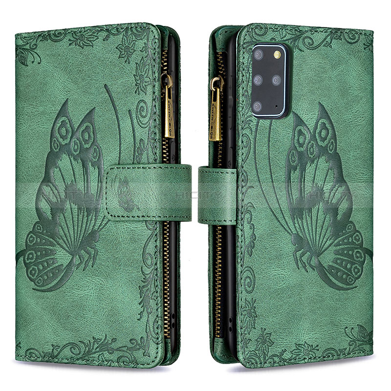 Funda de Cuero Cartera con Soporte Mariposa Carcasa B03F para Samsung Galaxy S20 Plus 5G