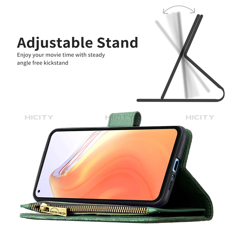 Funda de Cuero Cartera con Soporte Mariposa Carcasa B03F para Xiaomi Mi 10T Pro 5G