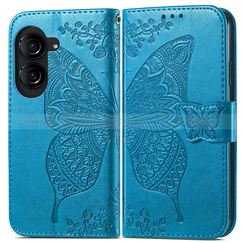 Funda de Cuero Cartera con Soporte Mariposa Carcasa para Asus ZenFone 10