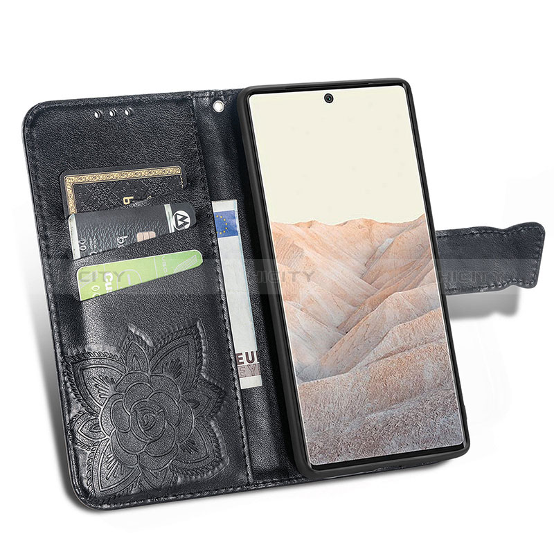 Funda de Cuero Cartera con Soporte Mariposa Carcasa para Google Pixel 6 5G