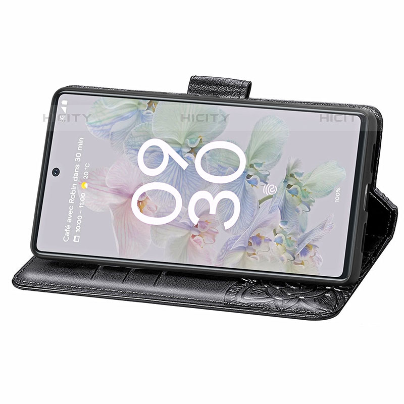 Funda de Cuero Cartera con Soporte Mariposa Carcasa para Google Pixel 6a 5G