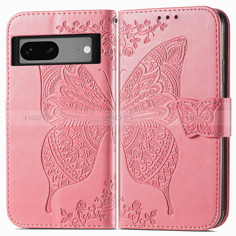 Funda de Cuero Cartera con Soporte Mariposa Carcasa para Google Pixel 7 5G