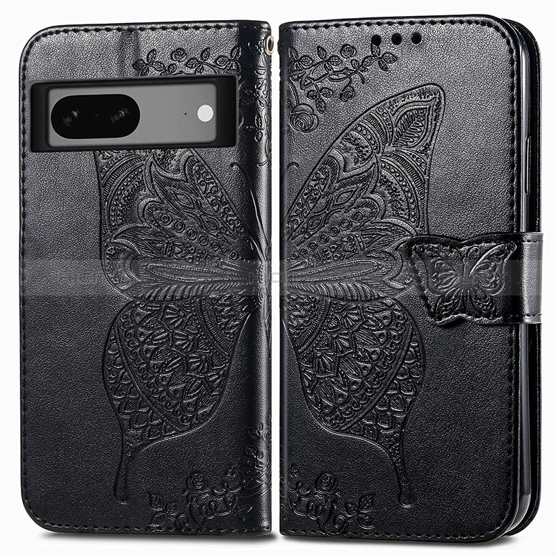 Funda de Cuero Cartera con Soporte Mariposa Carcasa para Google Pixel 7 5G