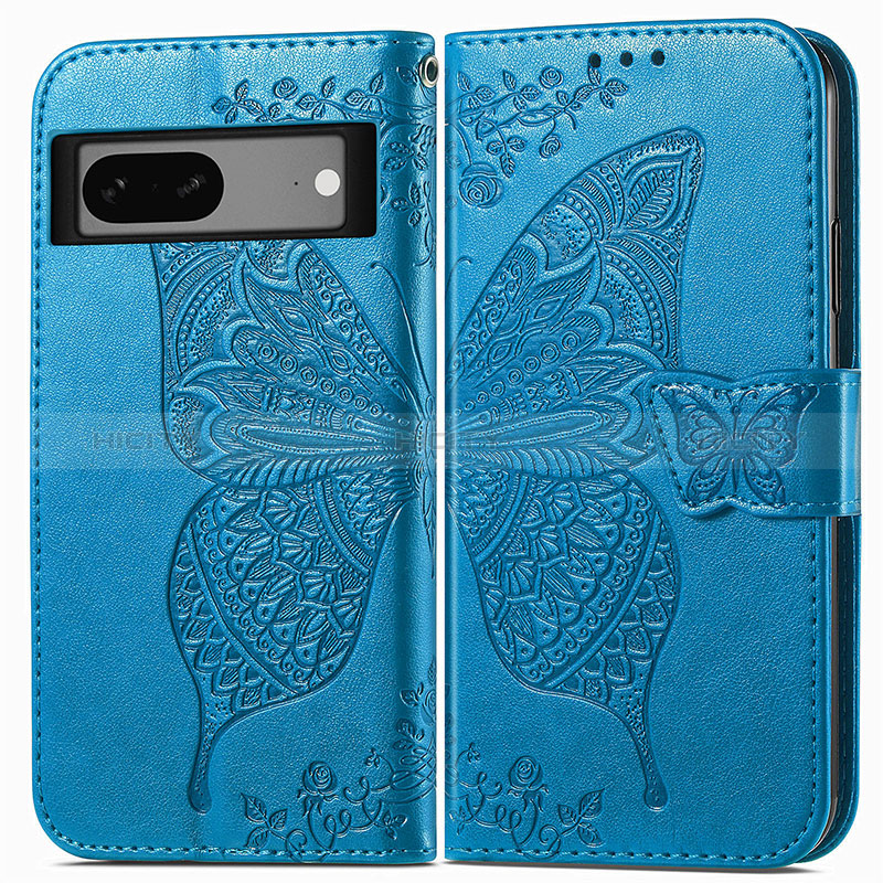 Funda de Cuero Cartera con Soporte Mariposa Carcasa para Google Pixel 7 5G