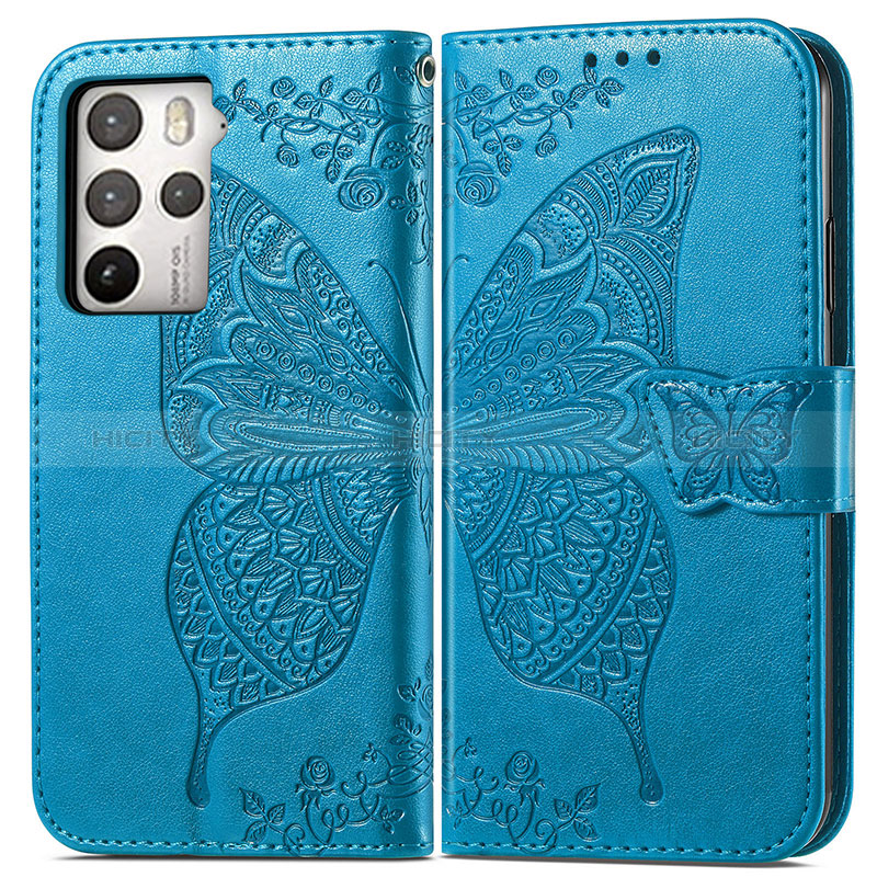 Funda de Cuero Cartera con Soporte Mariposa Carcasa para HTC U23 5G