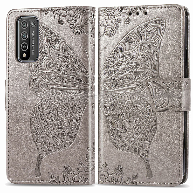 Funda de Cuero Cartera con Soporte Mariposa Carcasa para Huawei Honor 10X Lite