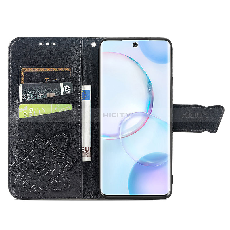 Funda de Cuero Cartera con Soporte Mariposa Carcasa para Huawei Honor 50 5G