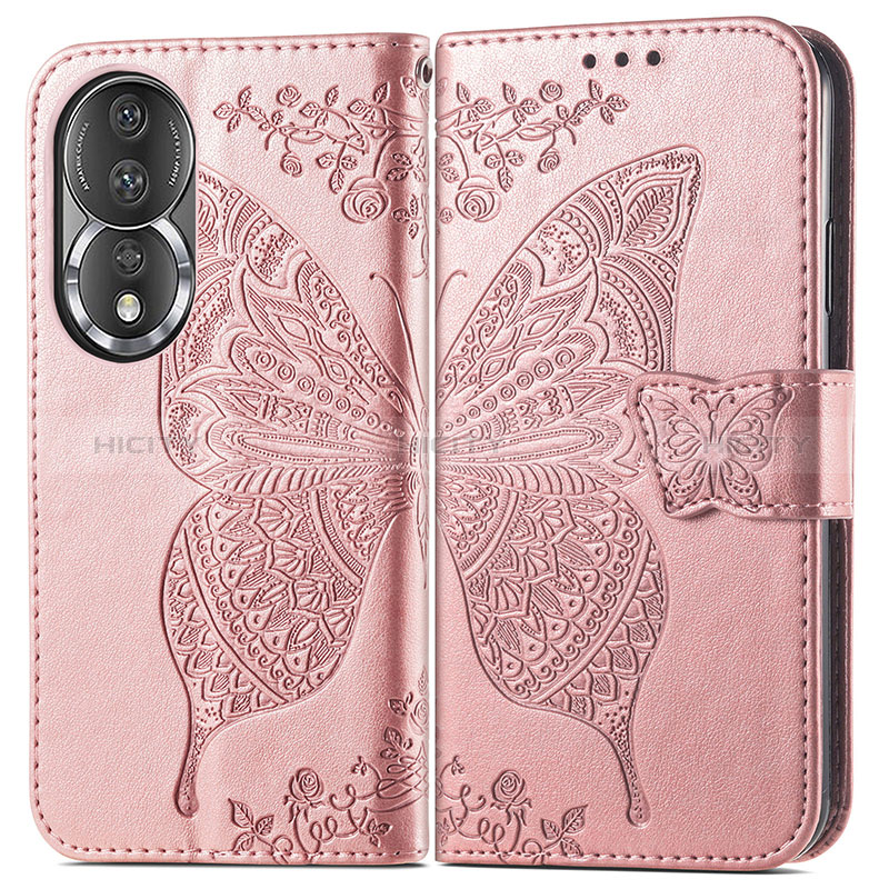 Funda de Cuero Cartera con Soporte Mariposa Carcasa para Huawei Honor 80 5G