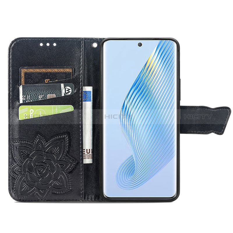 Funda de Cuero Cartera con Soporte Mariposa Carcasa para Huawei Honor Magic5 5G