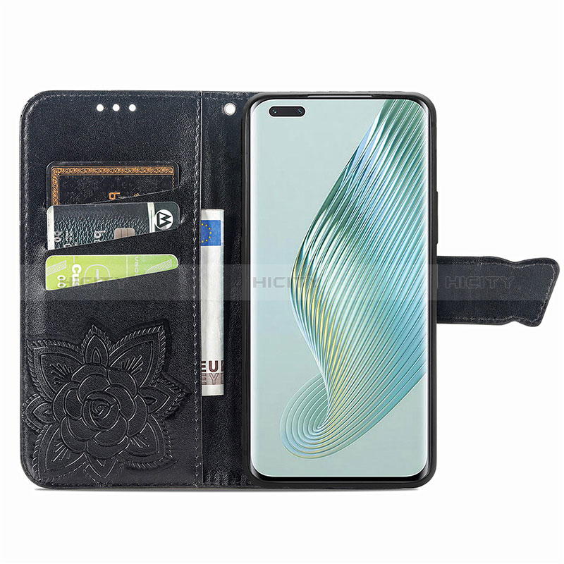 Funda de Cuero Cartera con Soporte Mariposa Carcasa para Huawei Honor Magic5 Pro 5G