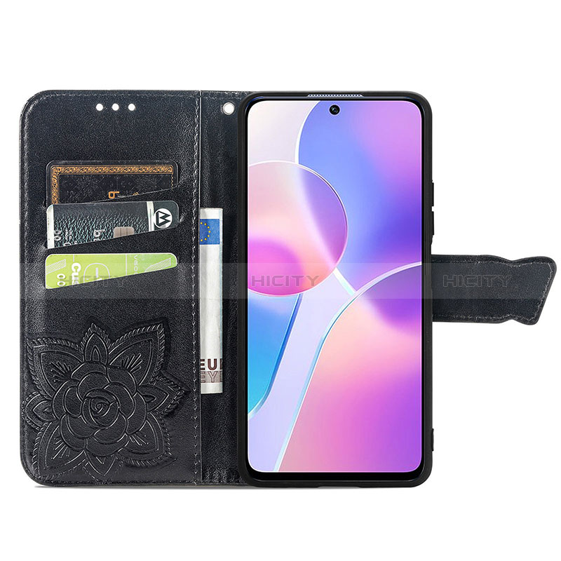 Funda de Cuero Cartera con Soporte Mariposa Carcasa para Huawei Honor X30i