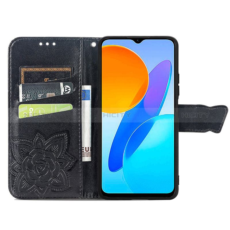 Funda de Cuero Cartera con Soporte Mariposa Carcasa para Huawei Honor X6