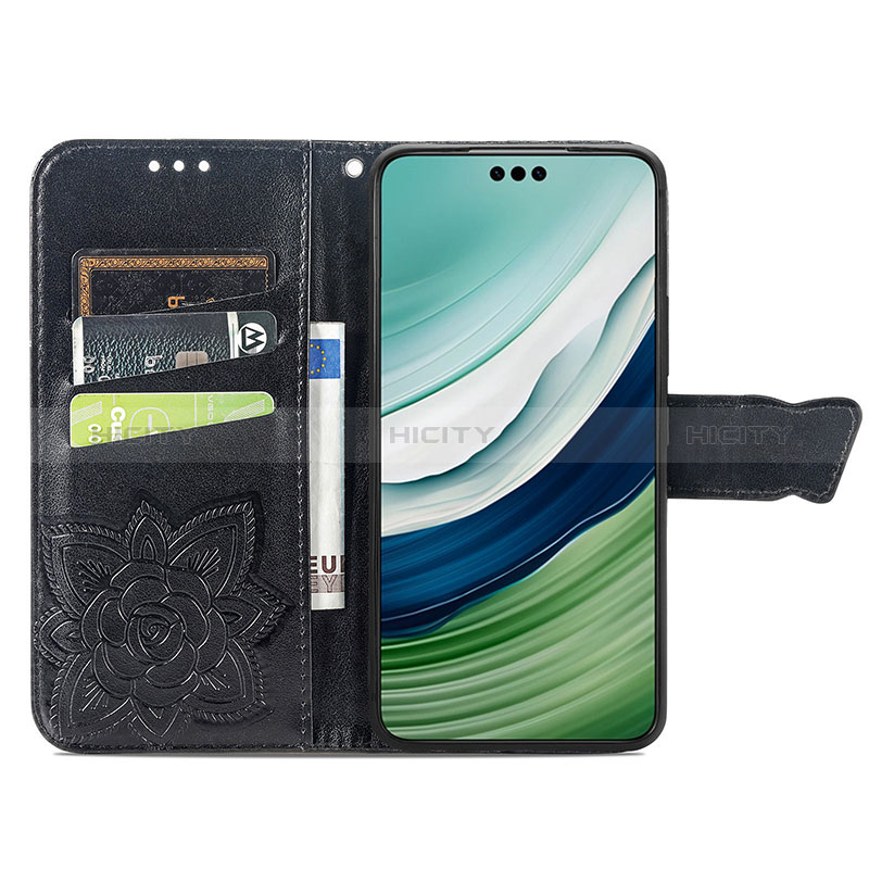 Funda de Cuero Cartera con Soporte Mariposa Carcasa para Huawei Mate 60 Pro+ Plus