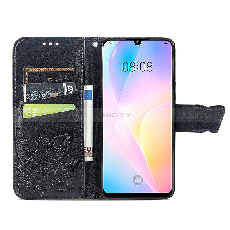 Funda de Cuero Cartera con Soporte Mariposa Carcasa para Huawei Nova 8 SE 4G