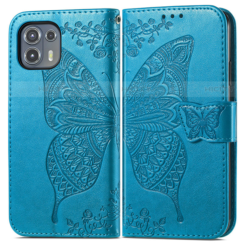 Funda de Cuero Cartera con Soporte Mariposa Carcasa para Motorola Moto Edge 20 Lite 5G