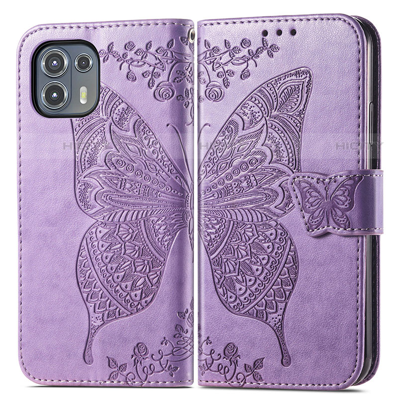 Funda de Cuero Cartera con Soporte Mariposa Carcasa para Motorola Moto Edge 20 Lite 5G