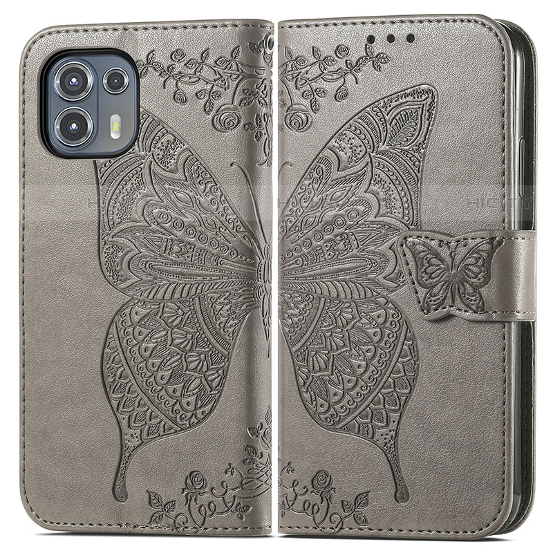 Funda de Cuero Cartera con Soporte Mariposa Carcasa para Motorola Moto Edge 20 Lite 5G