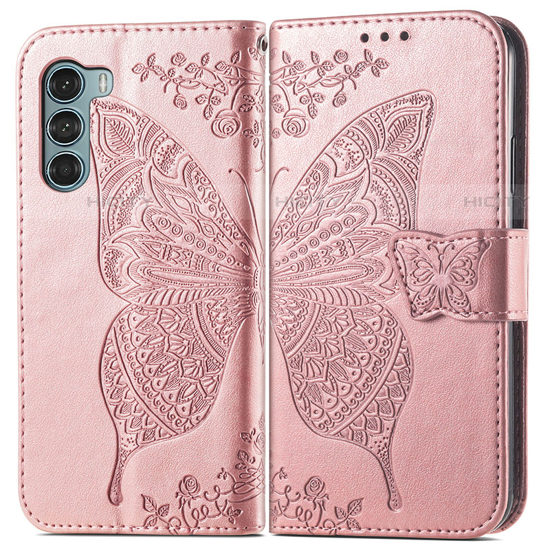 Funda de Cuero Cartera con Soporte Mariposa Carcasa para Motorola Moto Edge S30 5G