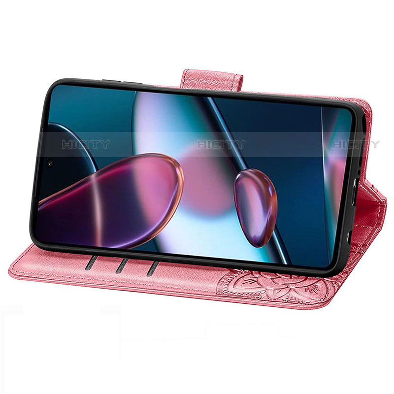 Funda de Cuero Cartera con Soporte Mariposa Carcasa para Motorola Moto Edge X30 5G