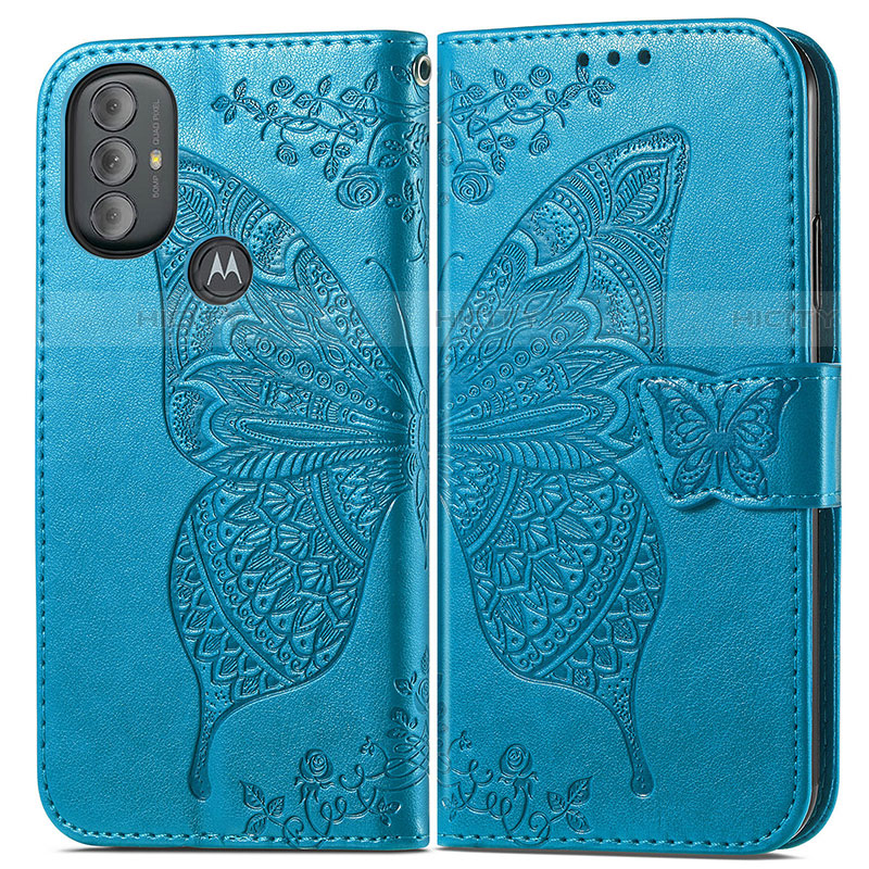 Funda de Cuero Cartera con Soporte Mariposa Carcasa para Motorola Moto G Play (2023)