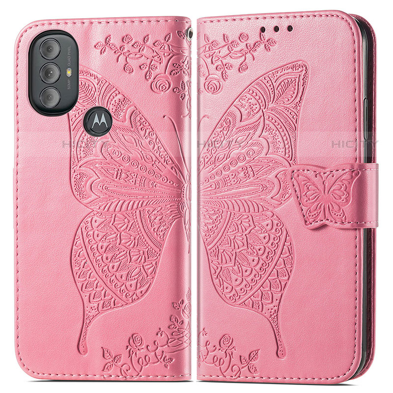 Funda de Cuero Cartera con Soporte Mariposa Carcasa para Motorola Moto G Power (2022)