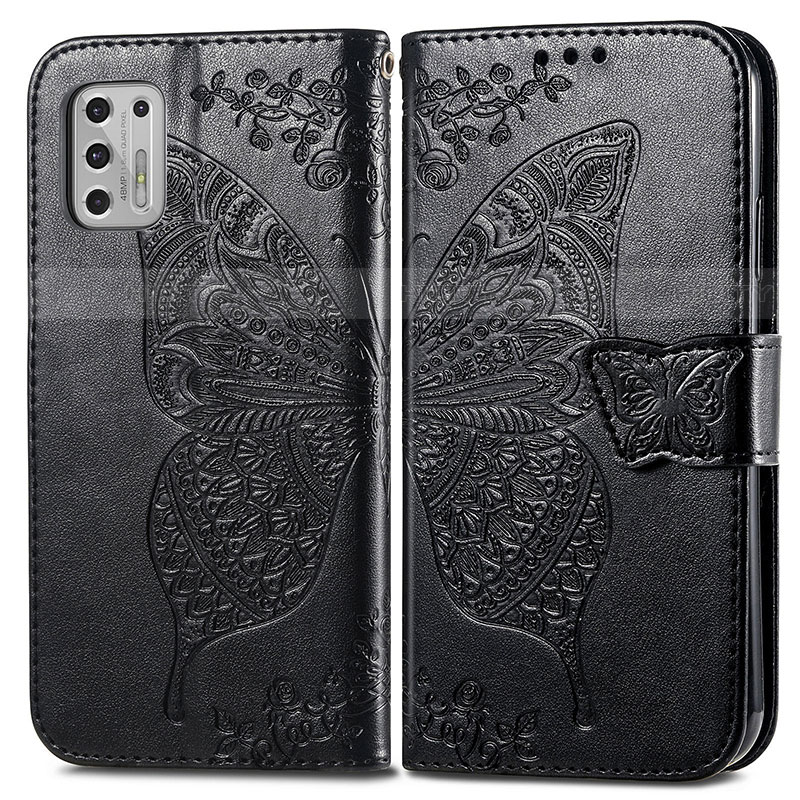 Funda de Cuero Cartera con Soporte Mariposa Carcasa para Motorola Moto G Stylus (2021)