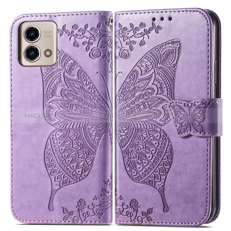 Funda de Cuero Cartera con Soporte Mariposa Carcasa para Motorola Moto G Stylus (2023) 4G