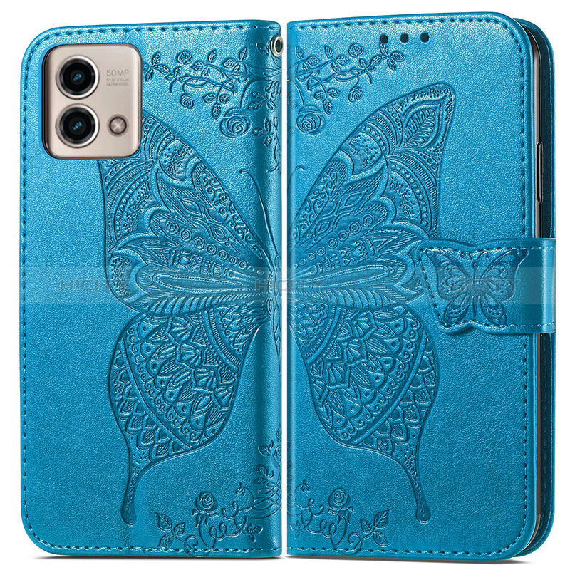 Funda de Cuero Cartera con Soporte Mariposa Carcasa para Motorola Moto G Stylus (2023) 4G