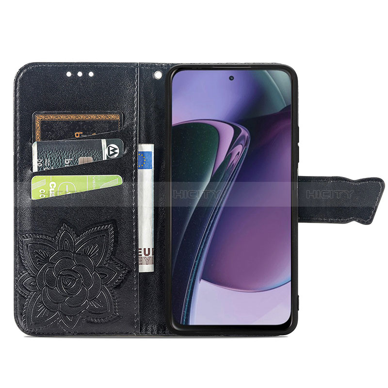 Funda de Cuero Cartera con Soporte Mariposa Carcasa para Motorola Moto G Stylus (2023) 5G