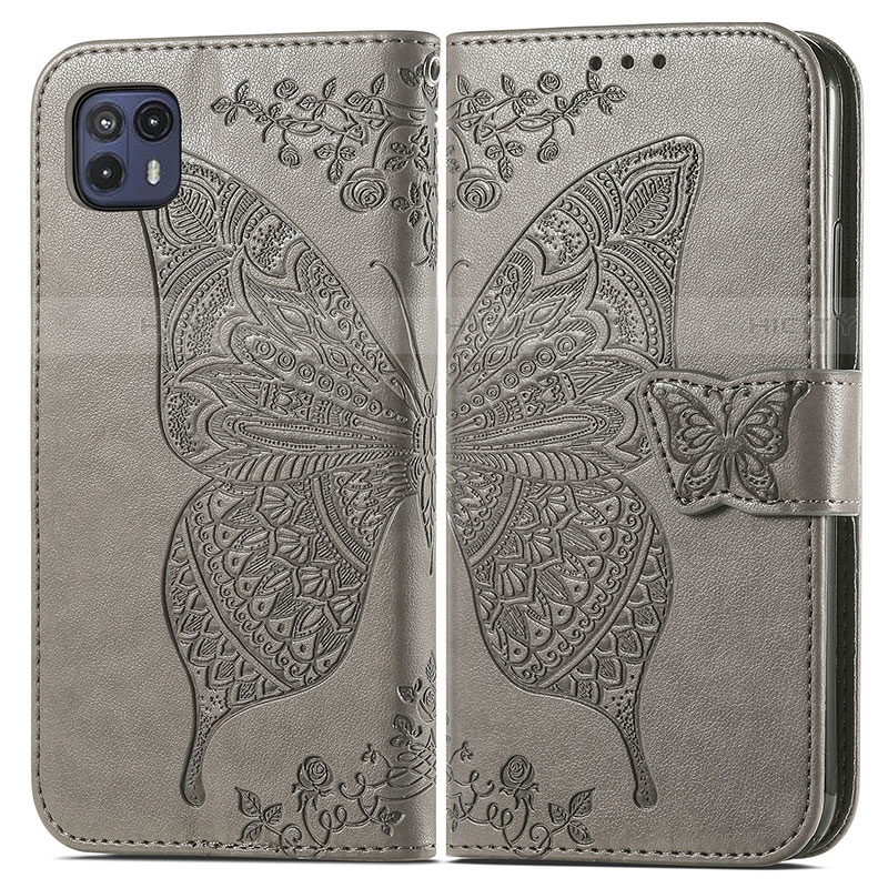 Funda de Cuero Cartera con Soporte Mariposa Carcasa para Motorola Moto G50 5G