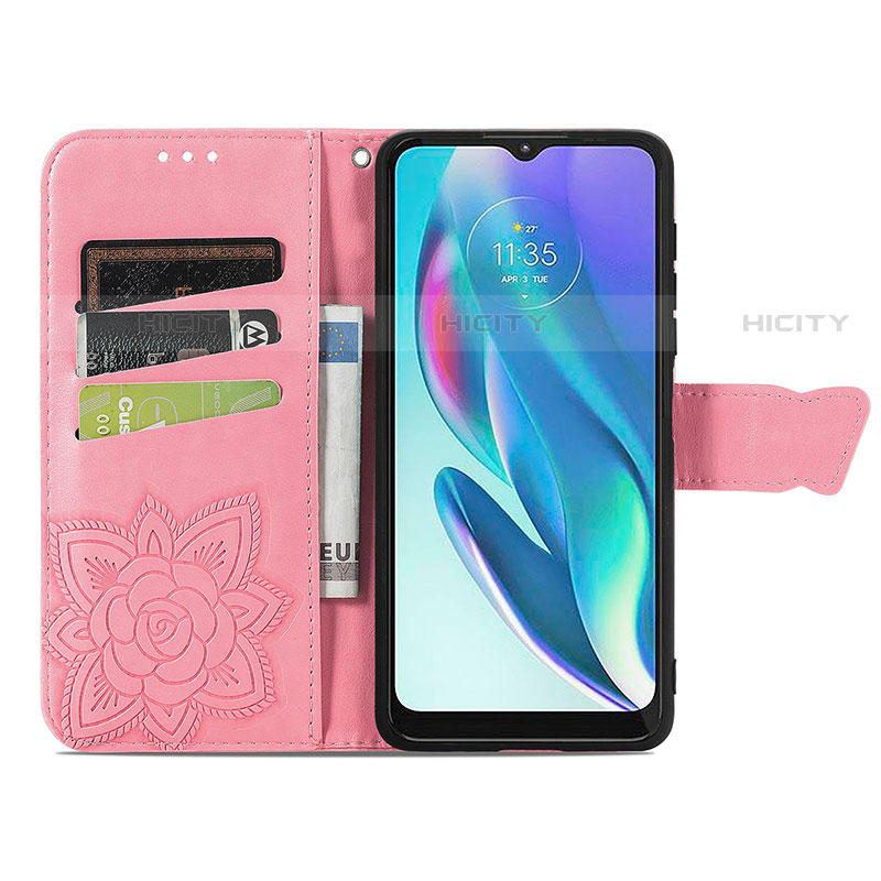 Funda de Cuero Cartera con Soporte Mariposa Carcasa para Motorola Moto G50 5G