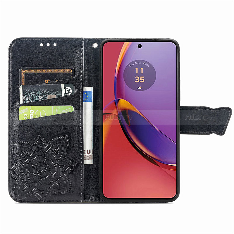 Funda de Cuero Cartera con Soporte Mariposa Carcasa para Motorola Moto G84 5G