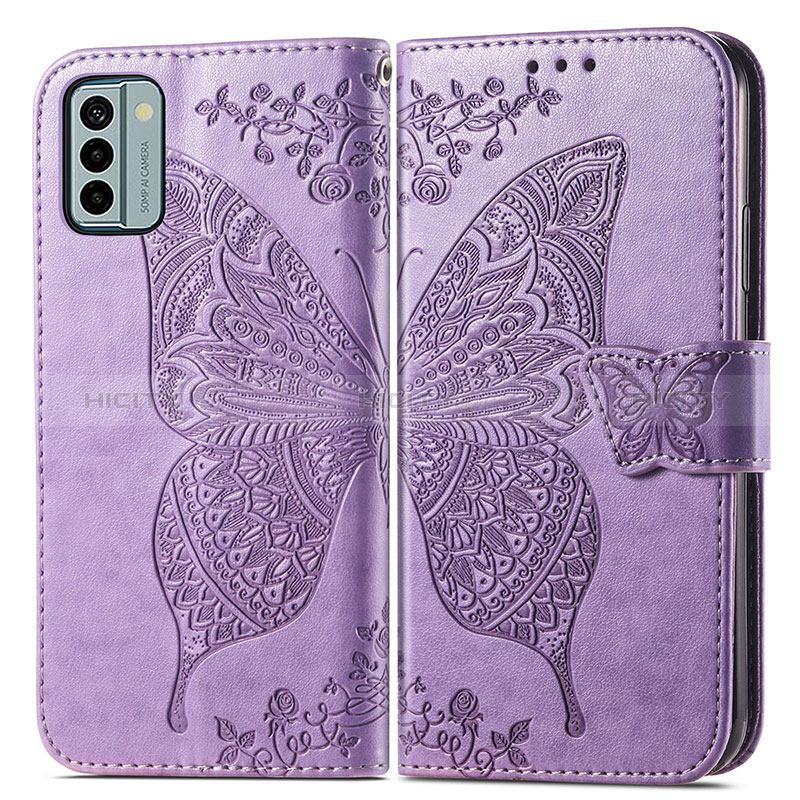 Funda de Cuero Cartera con Soporte Mariposa Carcasa para Nokia G22