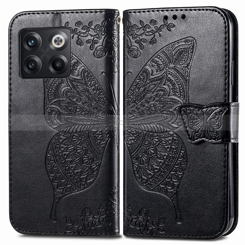 Funda de Cuero Cartera con Soporte Mariposa Carcasa para OnePlus 10T 5G