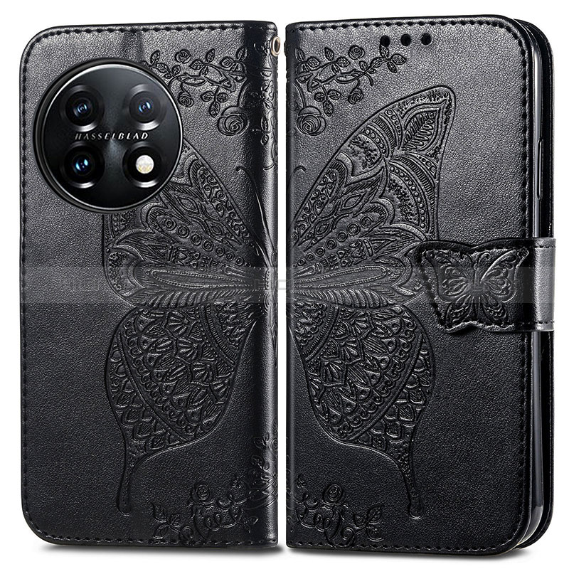 Funda de Cuero Cartera con Soporte Mariposa Carcasa para OnePlus 11 5G