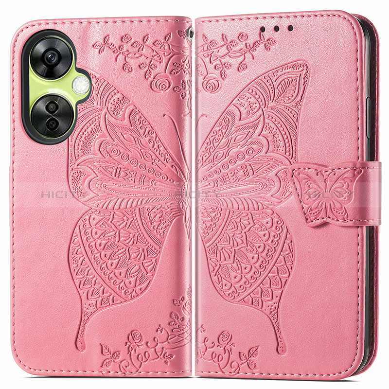 Funda de Cuero Cartera con Soporte Mariposa Carcasa para OnePlus Nord CE 3 Lite 5G