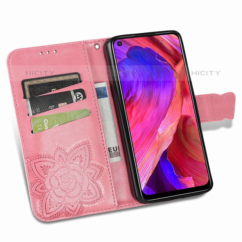 Funda de Cuero Cartera con Soporte Mariposa Carcasa para OnePlus Nord N200 5G