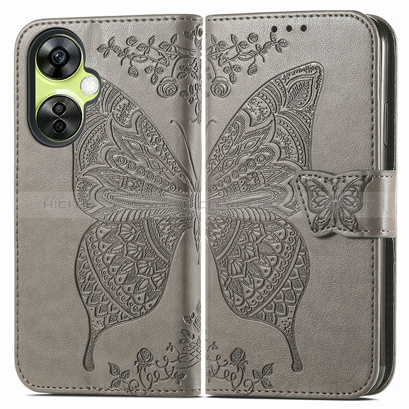 Funda de Cuero Cartera con Soporte Mariposa Carcasa para OnePlus Nord N30 5G