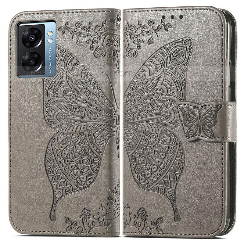 Funda de Cuero Cartera con Soporte Mariposa Carcasa para OnePlus Nord N300 5G