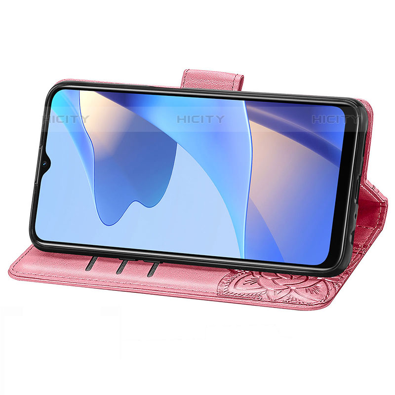 Funda de Cuero Cartera con Soporte Mariposa Carcasa para Oppo A54s