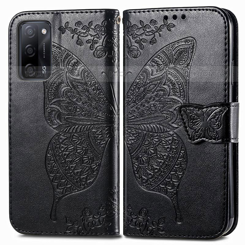 Funda de Cuero Cartera con Soporte Mariposa Carcasa para Oppo A55 5G