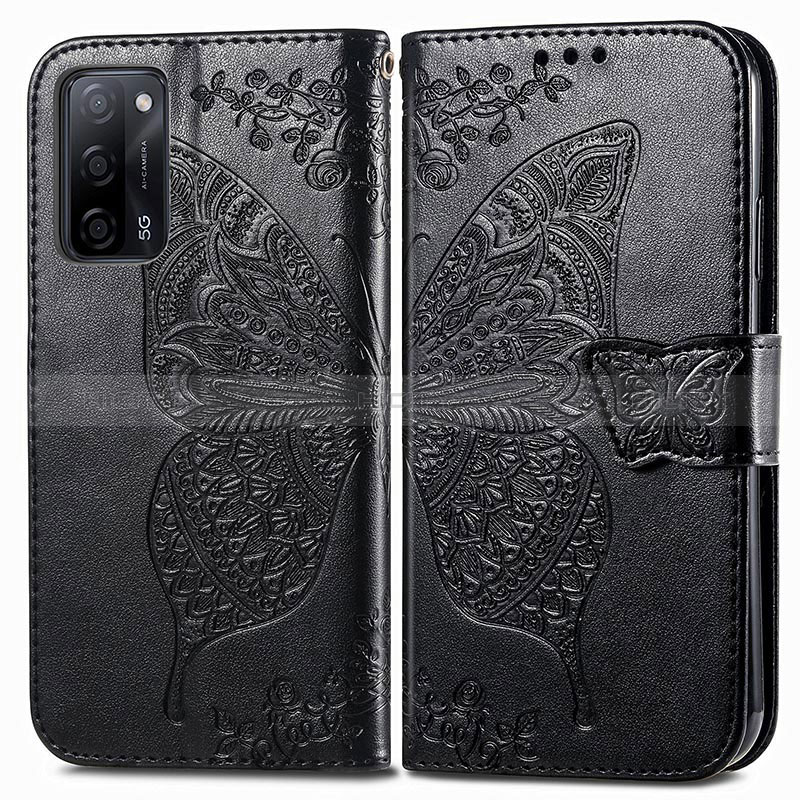 Funda de Cuero Cartera con Soporte Mariposa Carcasa para Oppo A56 5G