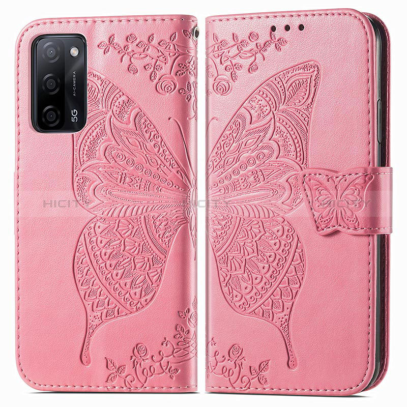 Funda de Cuero Cartera con Soporte Mariposa Carcasa para Oppo A56 5G