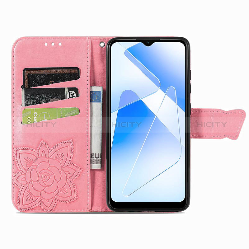 Funda de Cuero Cartera con Soporte Mariposa Carcasa para Oppo A56 5G