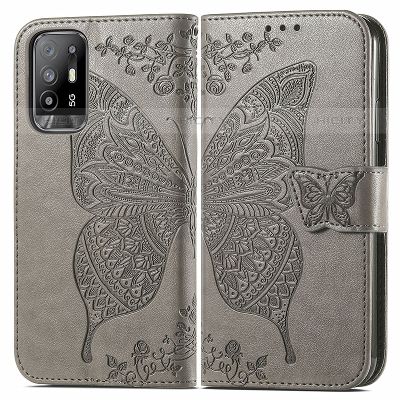 Funda de Cuero Cartera con Soporte Mariposa Carcasa para Oppo A94 5G