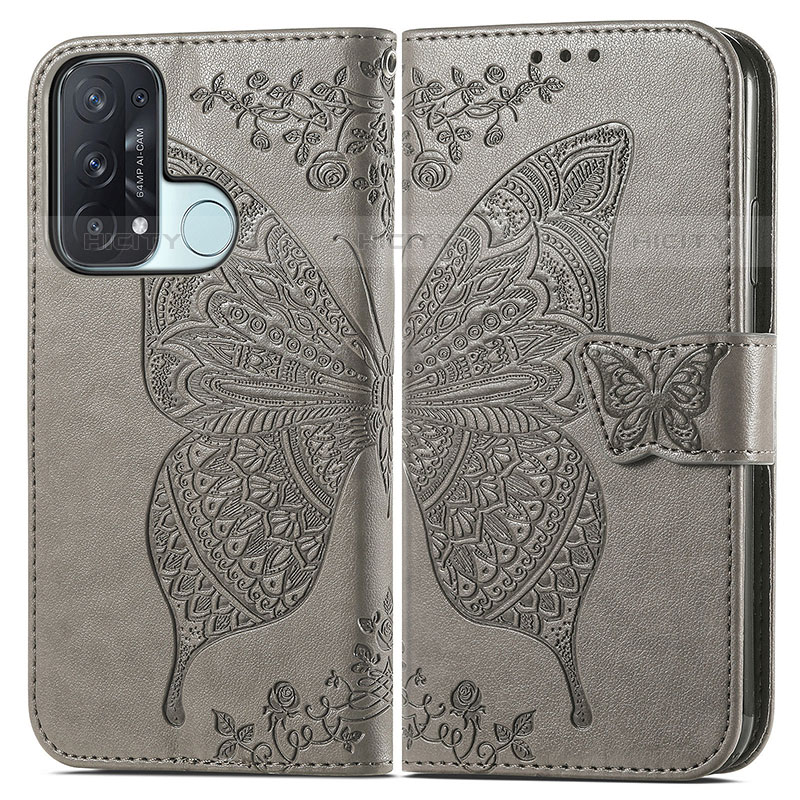 Funda de Cuero Cartera con Soporte Mariposa Carcasa para Oppo Reno5 A