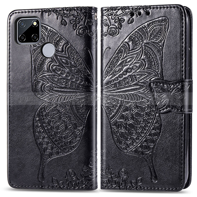 Funda de Cuero Cartera con Soporte Mariposa Carcasa para Realme 7i RMX2193