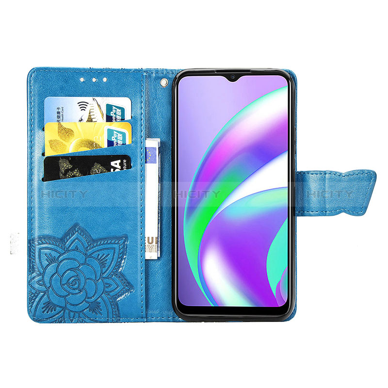 Funda de Cuero Cartera con Soporte Mariposa Carcasa para Realme 7i RMX2193